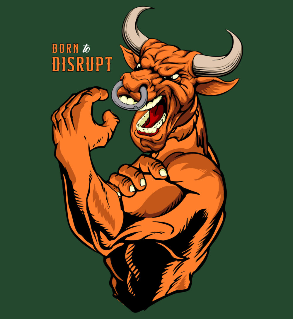 Bull T-Shirt (Bottle Green) - Image 3