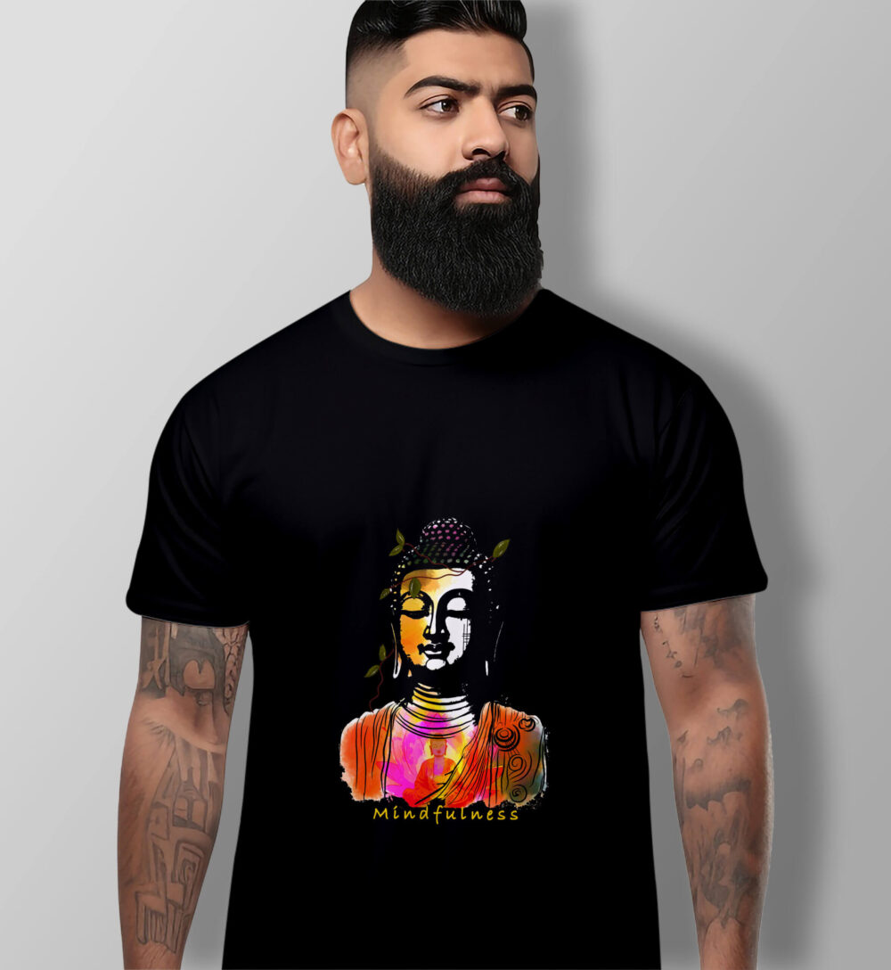 Gautam Buddha T-Shirt (Black)