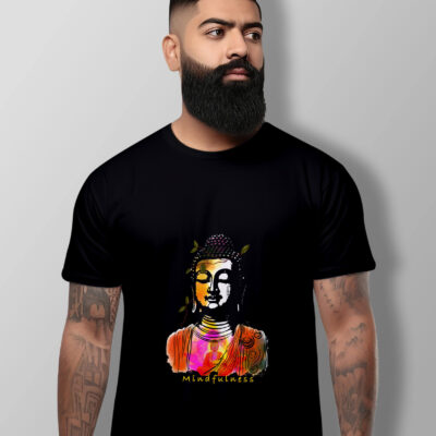 Gautam Buddha T-Shirt (Black)