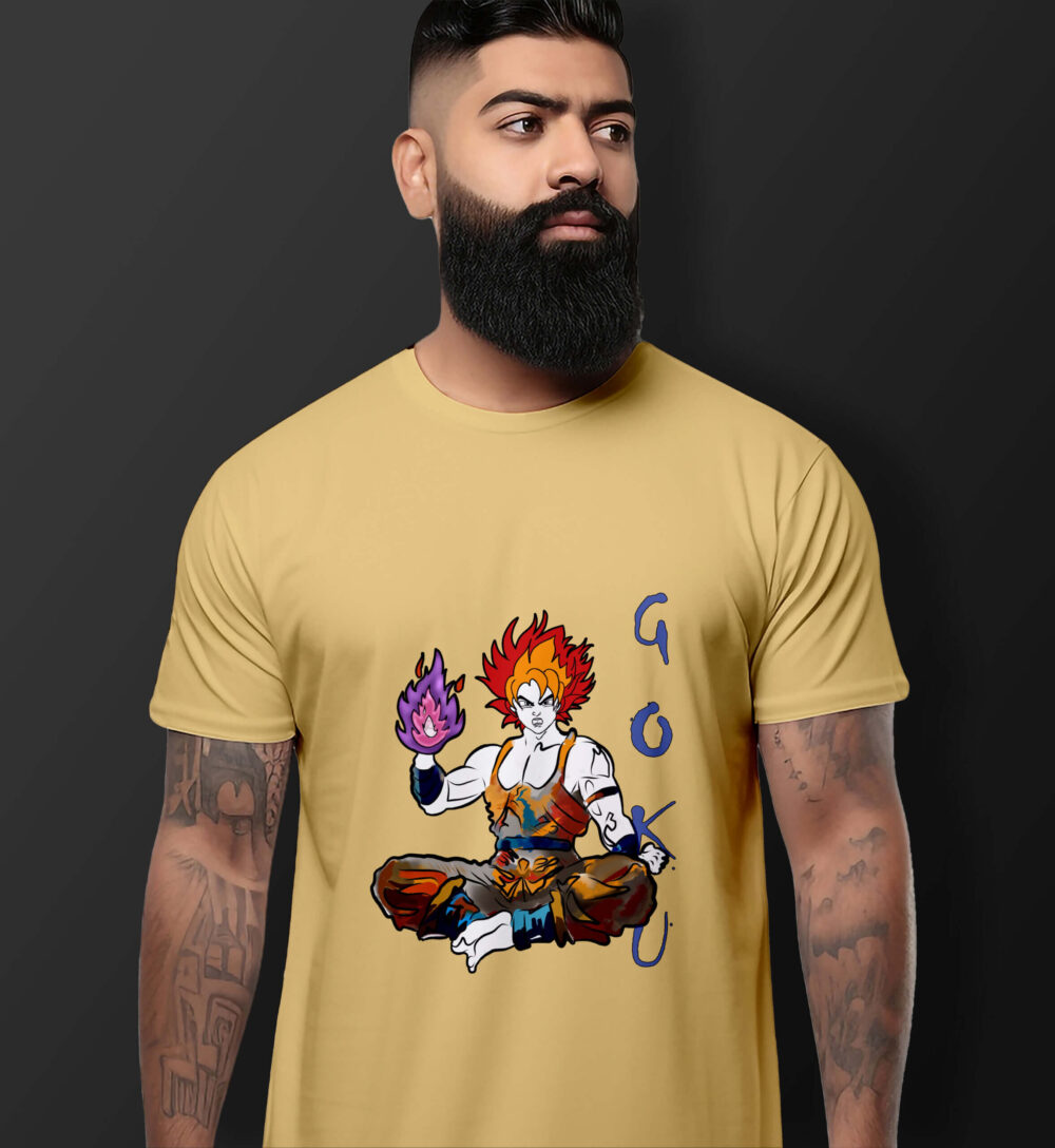 Goku T-Shirt (Beige)