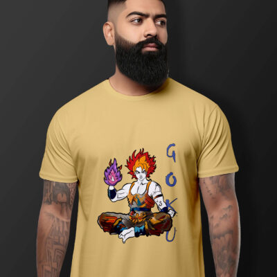 Goku T-Shirt (Beige)