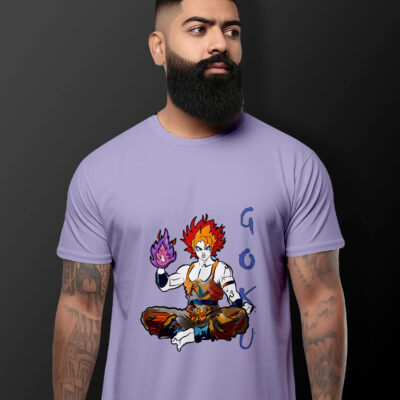 Goku T-Shirt in India (Lavender)