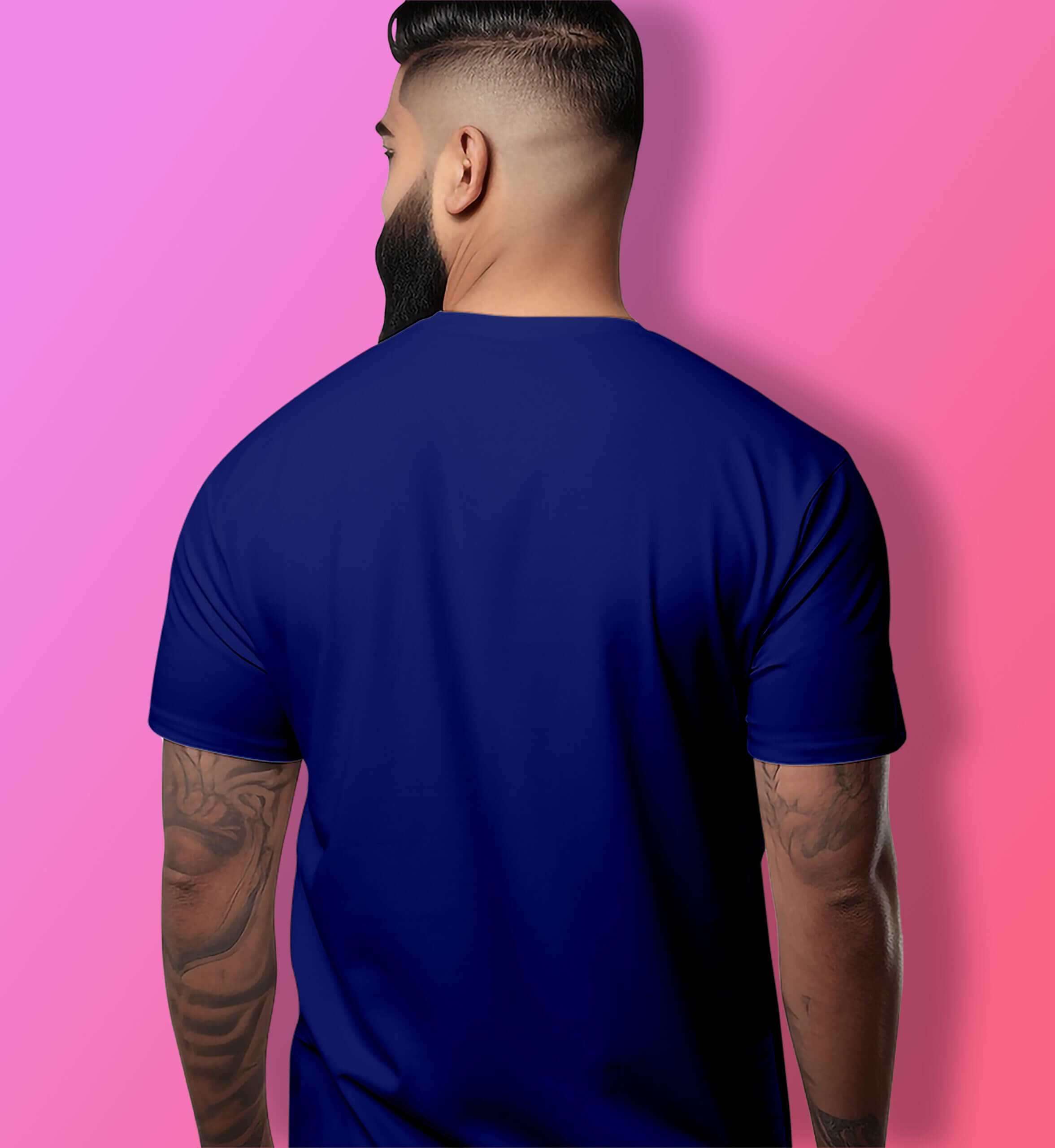 Gym Printed T-Shirt (Royal Blue) - Image 2