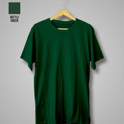 Plain Green T-Shirt (Bottle Green)