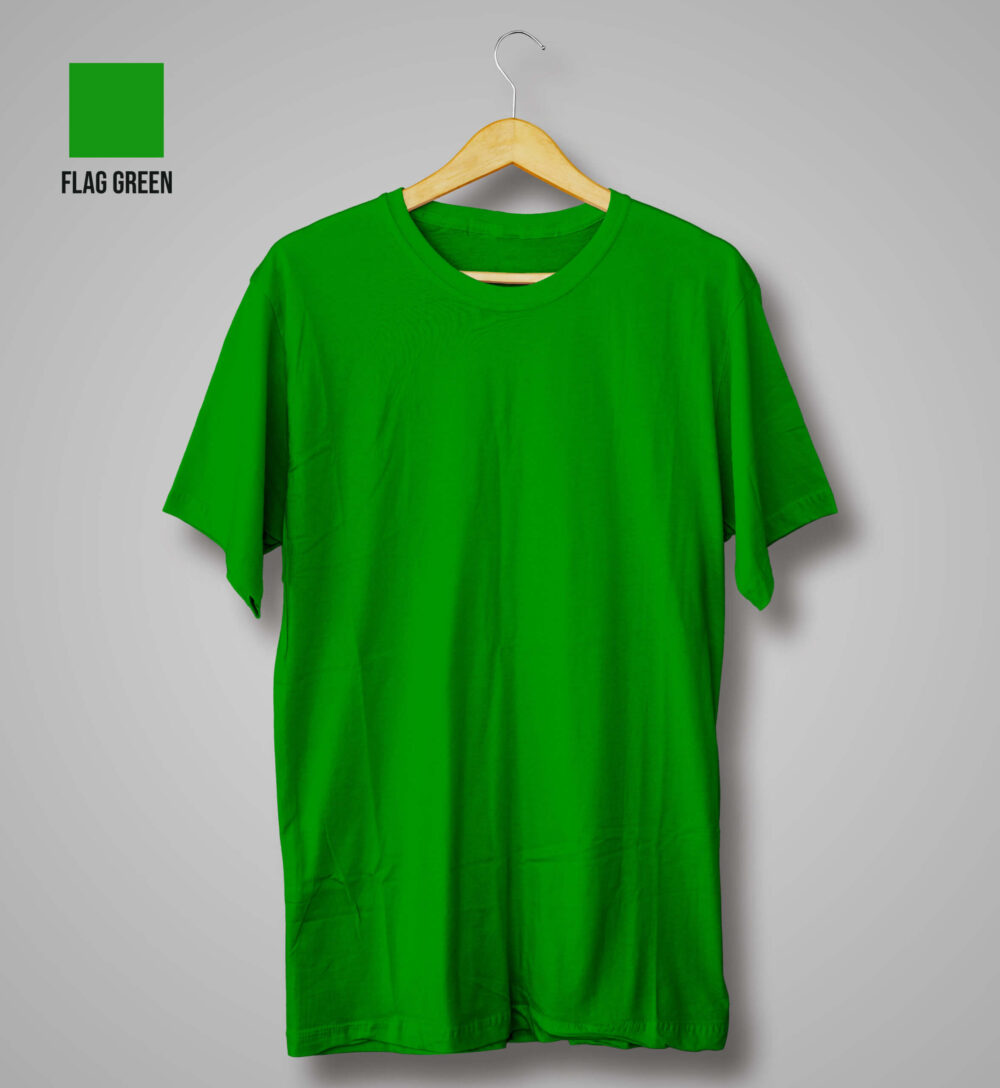Plain Green T-Shirt (Flag Green)