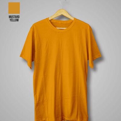 Plain T-Shirts (Mustard Yellow)