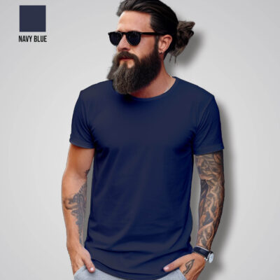 Plain Navy Blue T-Shirt