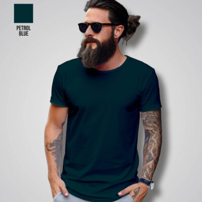 Plain Blue T-Shirt (Petrol Blue)