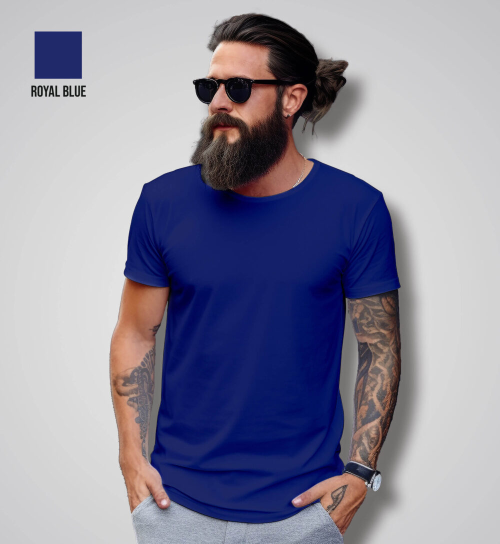 Plain Blue T-Shirt (Royal Blue)