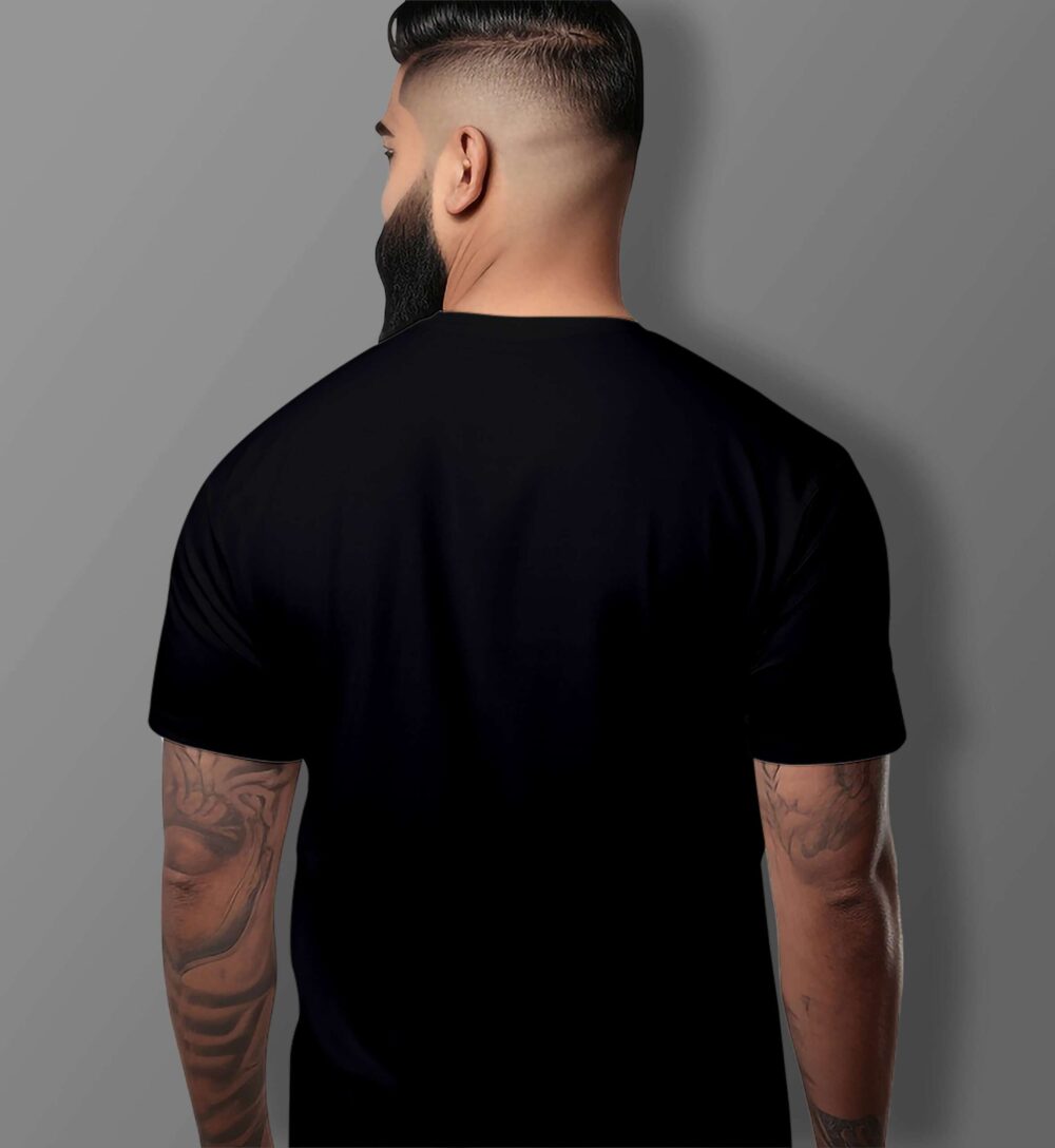 Mahadev Printed T-Shirt (Black) - Image 2