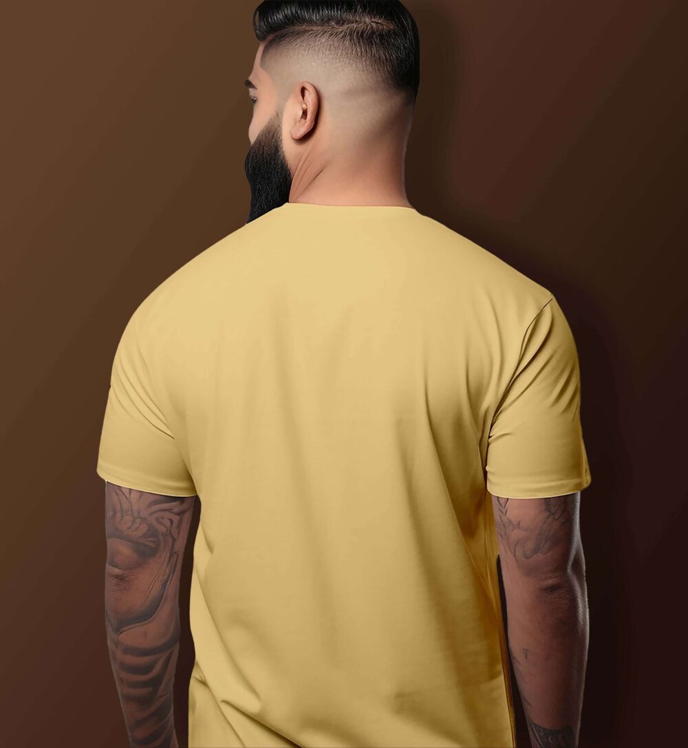 Yoga Printed T-Shirt (Beige) - Image 2