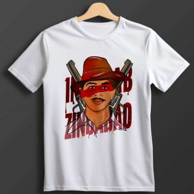 Bhagat Singh Printed T-Shirt (White)