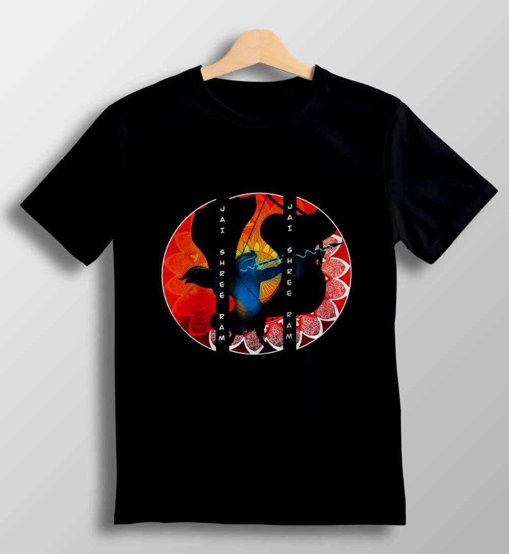 Ram Printed T-Shirt (Black)