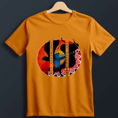 Ram Printed T-Shirt (Golden Yellow)